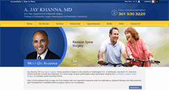 Desktop Screenshot of jaykhannamd.com